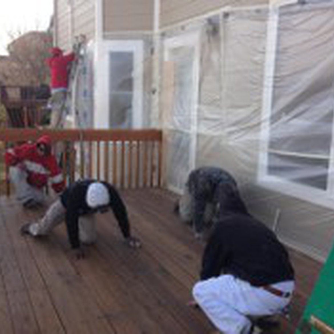 Deck Peppering 1
